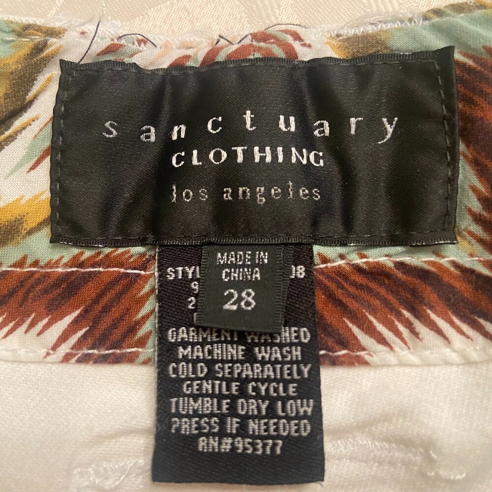 Sanctuary Clothing White Pants - Size 28 - Picture 5 of 9